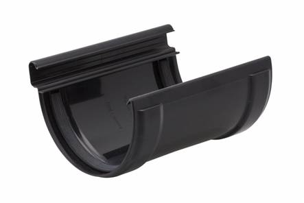 Laajennusjatko-osa 125 mm musta - Sadevesijärjestelmät - 5702751865017 - 1