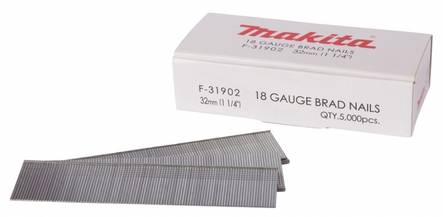 Makita Dyckert naula 1,2 x 32 mm, 18Ga - Viimeistelynaulat - 88381292467 - 1