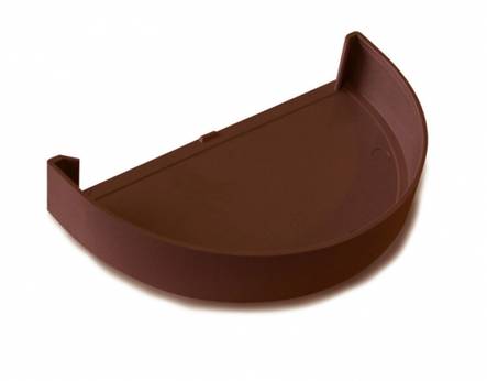 Päätykappale 100 mm ruskea - Sadevesijärjestelmät - 5702751444007 - 1