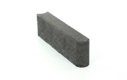 Reunakivi Rudus musta 500x80x140mm - Nurmikonreunukset - 6438256035967 - 1
