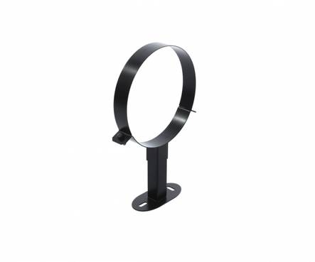 Seinäkiinnike Jeremias lyhennettävä halkaisija 180mm 150mm musta - Savupiiput ja hormit - 5900856212167 - 1