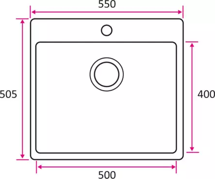 Keittiöallas Stala rst-allas Lagom-T50 - Keittiöaltaat - 6417791138937 - 2