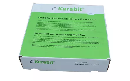 Kumibitumitiiiviste Kerabit 50x10mmx3,5m - Kaivonrenkaat ja kannet - 6417547160137 - 2