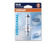 Ajovalo Osram H4 60/55W 12V - Halogeenilamput - 4050300925127 - 1