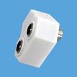 Antennijakopistoke OPAL naaras / 2 uros - Antennit ja antennitarvikkeet - 6416013181287 - 1