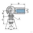 Pallonivel Kramp Sinkki M8 - Muut maatalouskonetarvikkeet - 8719593707167 - 2