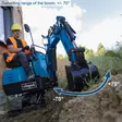 Mini-kaivuri EXC815, Scheppach - Muut puutarhakoneet - 4046664249177 - 2
