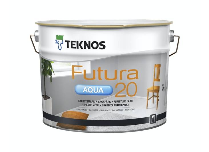 Futura Aqua 20 Kalustemaali 9 l - Kalustemaalit, ikkunamaalit ja ovimaalit - 6414620499887 - 1