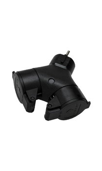 Haaroituspistorasia OPAL 2-osainen IP44 - Jatkopistorasiat ja pistotulpat - 6416013124727 - 1