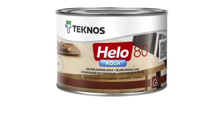 Helo Aqua 80 Erikoislakka 0,45l - Kaluste-, lattia- ja ovilakat - 6414621038887 - 1
