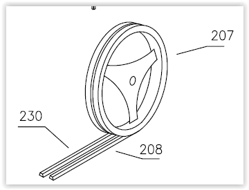 Hihnapyörä 240/17-2 - McCulloch/Partner muut varaosat - 5708906200047 - 1