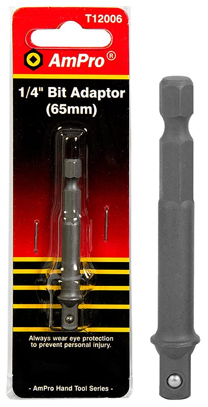 Hylsyadapteri AmPro 1/4" 65mm - Ruuvauskärjet - 795609120067 - 1