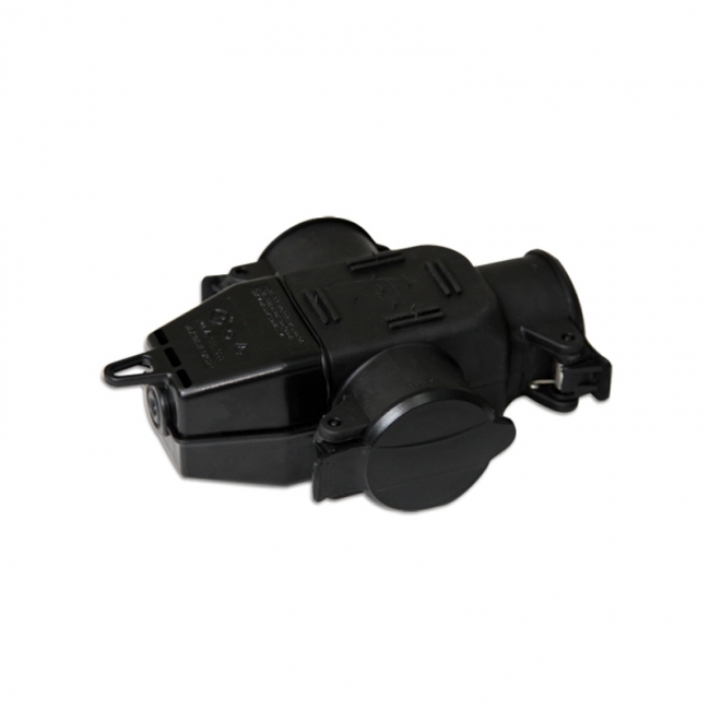 Jatkopistorasia OPAL 3-osainen Schuko - Jatkopistorasiat ja pistotulpat - 6413821240137 - 1