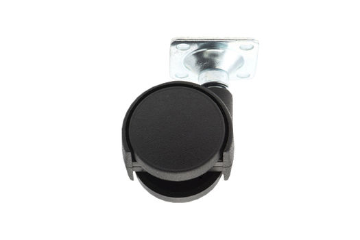 Kaksoispyörä PROF 30mm 529 musta - Kalustepyörät ja kalustejalat - 6438313453857 - 1
