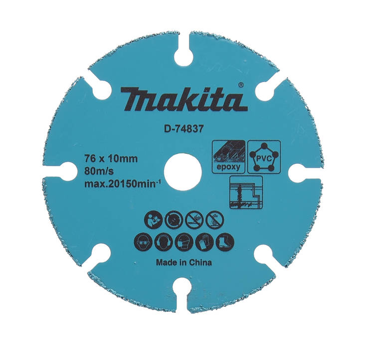 Katkaisulaikka Makita 76 mm karbidi - Katkaisulaikat ja hiomalaikat - 088381590877 - 1