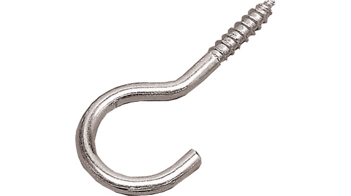 Kattokoukku PROF 40mm sinkitty 4kpl - Varastokoukut ja telineet - 6410400418567 - 1