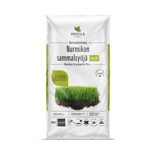 Kekkilä Nurmikon Sammalsyöjä Plus+ 20 L - Puutarhalannoitteet - 6433000623667 - 1