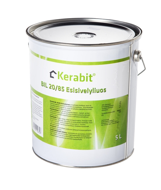 Kerabit BIL 20/85 Esisivelyliuos 5 l - Bitumikatteet - 6417547156727 - 1