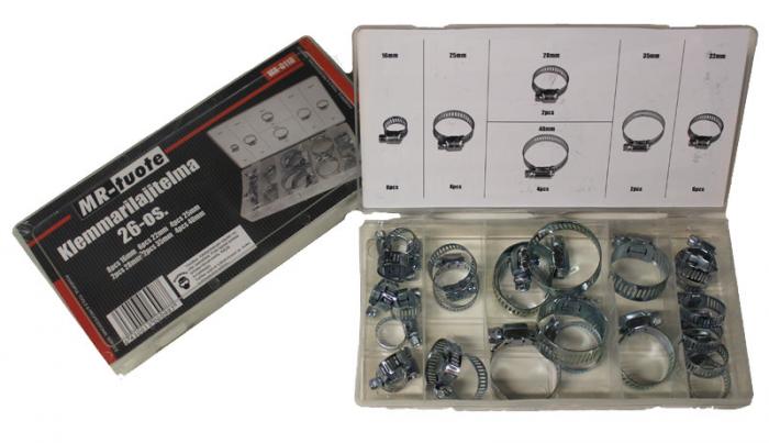 Klemmarilajitelma 26 osainen - Letkuliittimet ja kastelutarvikkeet (pih - 6430013069987 - 1