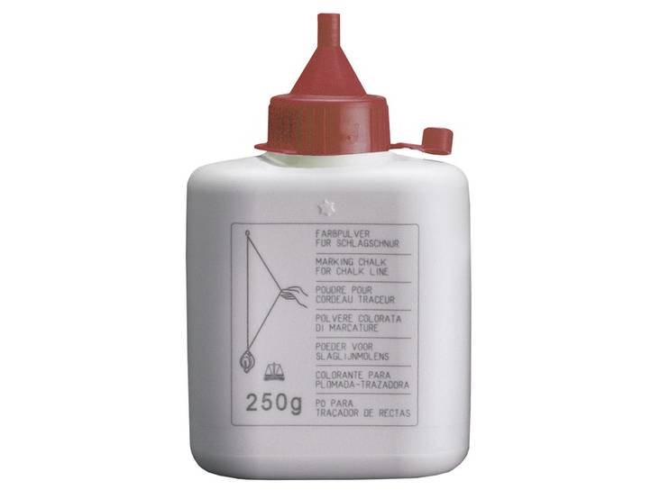 Liitujauhe Ironside 250g punainen 163222 - Merkintäjauheet ja luotilaitteet - 3394661632227 - 1