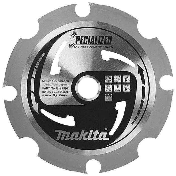 Makita Pyörösahanterä HM 165x20mm B-22997 - Pyörösahanterät - 088381403757 - 1