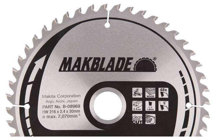 Makita Pyörösahanterä HM 216mm B-08969 - Pyörösahanterät - 088381421577 - 2