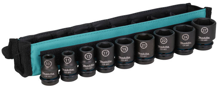 Makita Voimahylsylajitelma 1/2” 9-os - Hylsyt ja kuusiokoloavaimet - 088381791267 - 1