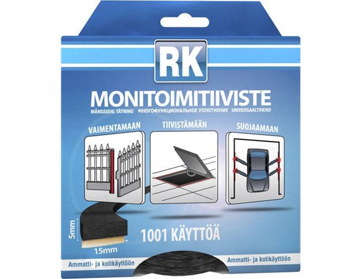 Monitoimitiiviste RK 15mmx6,5m - Ikkunatiivisteet - 6418091342307 - 2