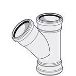 Muhvihaara 75x50x45 harmaa - Viemäriputken osat - 6414904238317 - 1