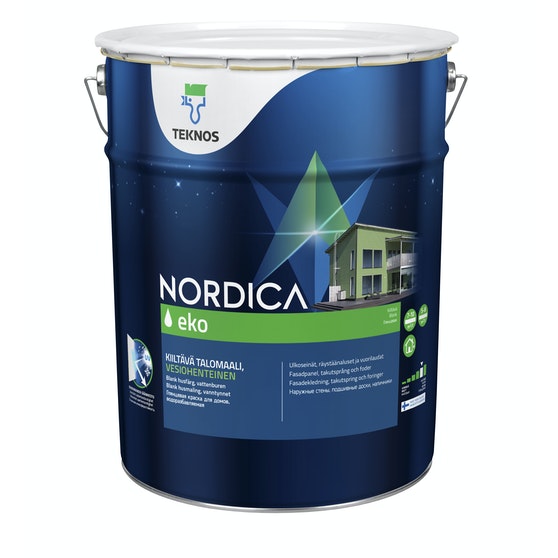 NordiCa Eko Talomaali 18 l - Seinämaalit ulkoseinille - 6414620353677 - 1