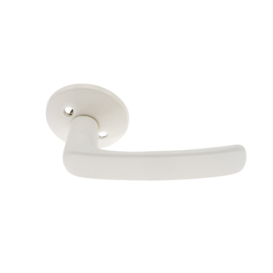 Painike ulko Cello 1055 messinki/valkoin - Ulko-ovenpainikkeet - 6417089702437 - 1