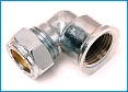 Puserrusliitin kulma sisäkierre krom. 15x1/2" 1551477 EM - Puserrusliittimet - 1551477 - 1