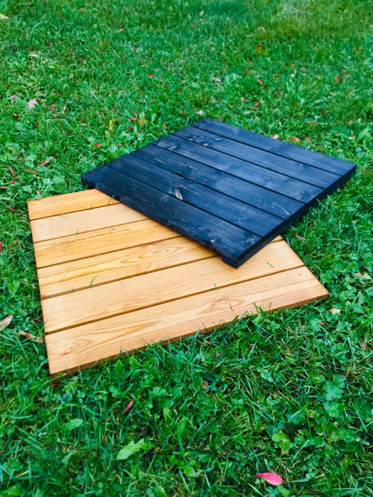 Puulaatta 60x60cm musta - Pihalaatat - 6430040629987 - 1