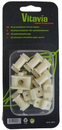 Ripustuskoukut 10 kpl Vitavia - Kasvihuonetarvikkeet - 5703774200137 - 1