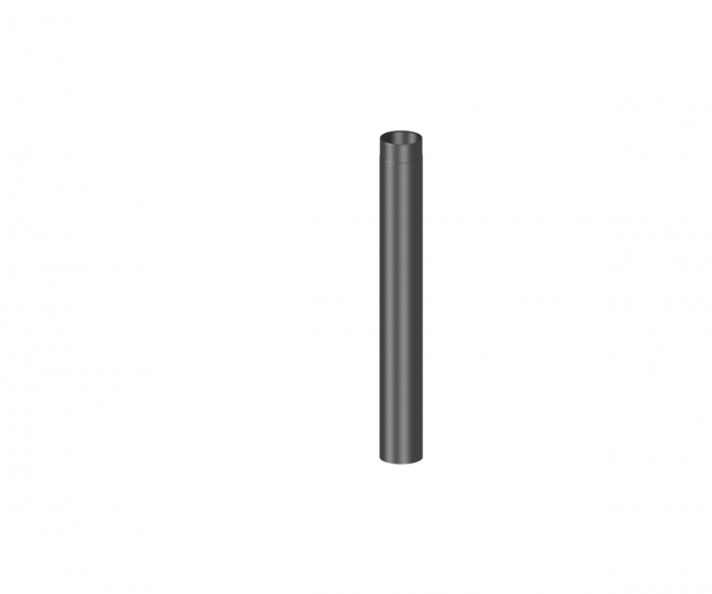 Savuputki Jeremias 115mm 1000mm musta - Savupiiput ja hormit - 5900856644357 - 1