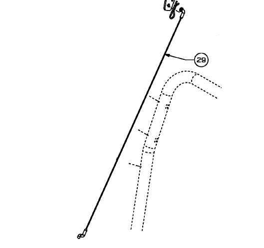 Throttle cable: speed select.:, MTD - Lumilinkojen varaosat - 4049582911447 - 1
