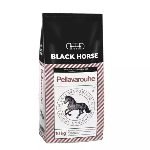 Black Horse Pellavapuriste 10kg - Hevosen rehut - 6416225410007 - 2