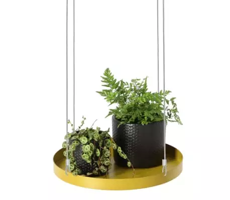 Kasvilautanen roikkuva 24cm kultainen - Muut puutarhatyökalut - 8714982195877 - 1