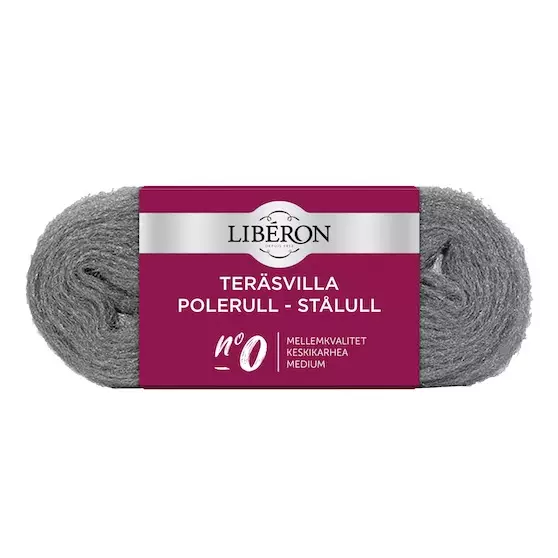 Liberon Teräsvilla No 0 100g - Muut maalaustyövälineet - 3282391052197 - 1
