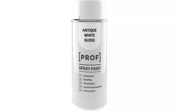 Spraymaali PROF valkoinen kiiltävä RAL 9 - Erikoismaalit - 6438313407607 - 1
