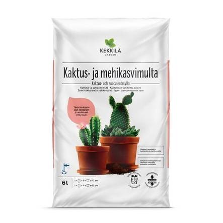 Kekkilä Kaktus- ja mehikasvimulta 6 l - Kukkamullat - 6433000100298 - 1