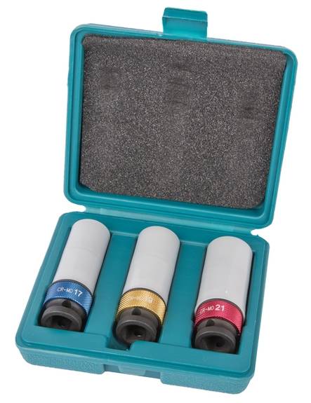 Makita Voimahylsylajitelma 1/2" 3-osaa P-90560 - Ruuvauskärjet - 088381520188 - 1