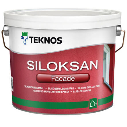 Siloksan Silikoniemulsiomaali 2,7l PM1 - Kivipintamaalit ja pohjusteet - 6414620303818 - 1