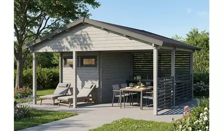 Autokatos ja varasto Cello Eriksberg 43,1m² - Aitat ja vierasmajat - 6438606002908 - 1