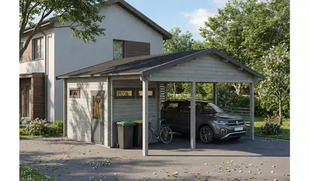 Autokatos ja varasto Cello Eriksberg 43,1m² - Aitat ja vierasmajat - 6438606002908 - 2