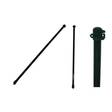 Aitatolppa 80 cm ø2 cm musta - Aitaverkot ja aitatarvikkeet - 6416273058848 - 1