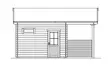 Autokatos ja varasto Cello Eriksberg 43,1m² - Aitat ja vierasmajat - 6438606002908 - 6