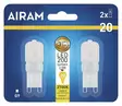 Led-polttimo Airam G9 200lm 2,5W 2 kpl - LED-lamput - 6435200232458 - 1
