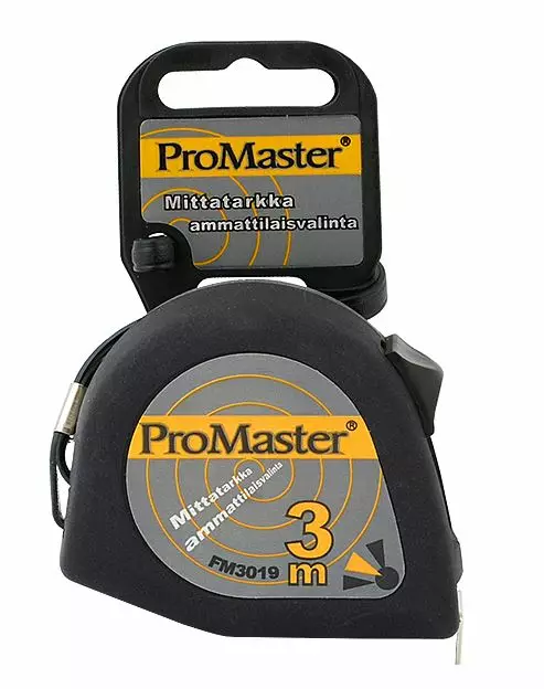 Rullamitta harmaa Promaster 3m - M. Landen Oy verkkokauppa