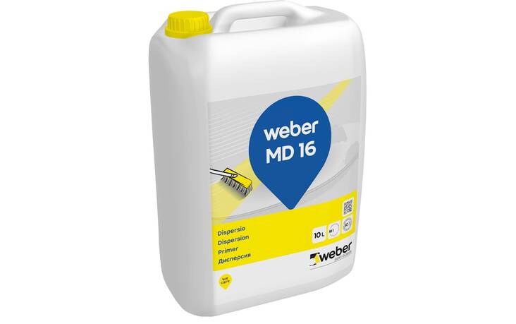 Dispersio Weber MD 16 10 l - Vedeneristeet ja primerit - 6415990731188 - 1